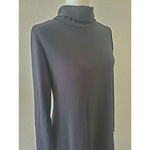 Karen Kane  Black Long Sleeve Flared Hem Cowl Neck Stretch Mid Length Dre… Photo 6