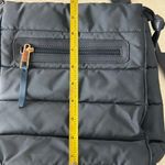 Sondra Roberts  Squared navy puff quilted crossbody bag purse gold hardware Photo 6