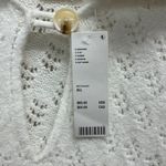 Urban Outfitters UO  White Knit One Button Poncho OS Photo 4