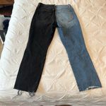 frame denim FRAME Sylvia Straight Two Toned Jeans Photo 2