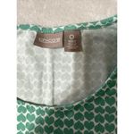 Chico's Mint Green and White Heart Print Short Sleeve Tee Size 0 (Small 8/10) Photo 1