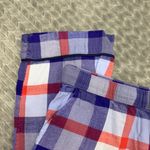 Aerie Flannel Plaid PJ Pants Blue, Red, and White Size Medium Photo 2