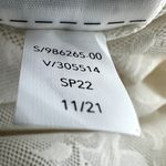 Athleta Sightseer Lace Jacket Stand Collar Full Zip Trail Hiking Stretch White L Photo 4