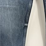 ZARA +Denim Women’s Jeans Size 28 USA 4 Raw Hem Cropped Wide Leg Blue size 28 Photo 4