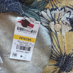 Charter Club  Gold Dust Floral Button Down Cardigan SIZE M Photo 4