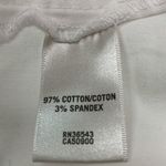 Van Heusen  Stretch Pull On White Denim Cropped Ankle Jean Photo 6