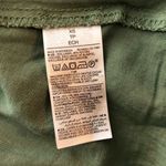 Old Navy  Womens Smocked Peasant Blouse XS Green Long Sleeve Linen Blend Photo 3