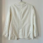 Zadig & Voltaire Volly Frange Ivory Open Front Blazer Jacket Size 36 Photo 10