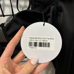 Princess Polly Passionate Micro Crop Top Black NWT Photo 5