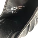 Charles David  Womens Mules Block Heel Pointed Toe Faux Suede Black 5.5 Photo 6