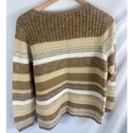 Liz Claiborne  Mixed Stripe Knit Sweater Size Large Photo 5