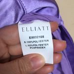 Elliatt NWT Elliat Women’s Cassini Satin Lilac Purple One Shoulder Faux Wrap Skirt Dress Photo 11