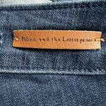 Pilcro and the Letterpress Anthropologie Pilcro High-Rise Moto Denim Leggings Blue Size 25 Photo 5