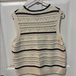 Varley  Black and Cream Patterned Sleeveless Top Photo 1