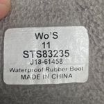 Sperry Womens Dark Grey Topsider Rubber Duck Wool Thinsulate Lace Up Boots Sz 11 Photo 6