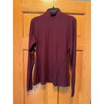 SKIMS  Burgundy Soft Lounge Mock Neck Long Sleeve Top XL (new ) Photo 2