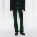 frame denim NWT Frame Le Mini Boot Pants Split Corduroy Bootcut High Rise in Pine Wash 24 Photo 2