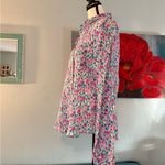 Lilly Pulitzer  Sea View 100% Linen Shirt Blouse Top  - L Large Photo 2