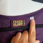 Vintage 1990's purple corduroy jumper dress Size M Photo 2