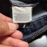 Vintage America Dark Blue Floral Jean Jacket Size L Photo 6