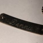 Trudy Dennis Engraved Gold Filled Chain Bracelet Photo 4