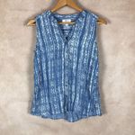 Style & Co . Sleeveless Button-down Shirt NWT P/S Photo 3