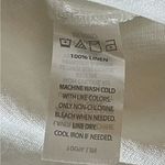 Saks 5th Avenue Saks Fifth Avenue White Linen Puff Sleeve Tiered Midi Dress XL NWT Photo 8