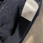 J Jill Dress Womens Large Petite Navy Blue Paisley Knee Short Sleev Swing Modest Size undefined Photo 3