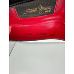 Sesto Meucci OLE Black Leather Pumps Made in Spain Leather Sole Luxury 6.5M Photo 7