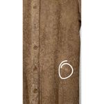 Margaret Godfrey Floral Embossed Leather Top Medium M Tan Western Boho Flare Photo 5