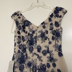 Gal Meets Glam NWT Rosemary Floral Embroidered Midi Dress Navy Nights $198 Sz 2 Photo 6