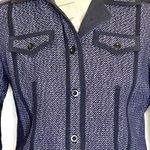 Anne Klein  Womens Blazer Jacket Sz Medium Career Chic Business Preppy Retro Y2K Photo 4