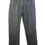 Gap  Jeans Womens 6 Petite 90s Loose High Rise Black Gray Acid Wash Skater Grunge Photo 1