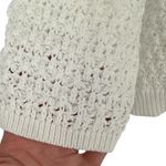 Talbots NWT  Open Stitch‎ Johnny Collar Pullover Crochet Knit Sweater White Sz 2X Photo 13