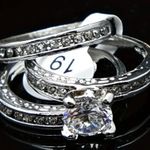 Silver Ring Set Size 6 Photo 2