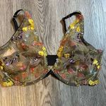 Victoria's Secret - Victoria’s Secret unlined plunge dream angels floral bra 34ddd Photo 0