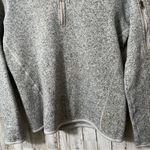 Patagonia Better Sweater Quarter Half Zip Sweater Heather Cream Womens Medium Photo 3