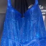 Bella’s bridal and formal Prom dress Blue Size M Photo 1