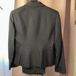 Talbots Classic Women's Gray pant suit Sz 8 P Italian wool blend fully lined Photo 1