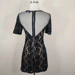 AFRM Black Lace Sheer Mini Dress REVOLVE Sexy All Season Size XS LBD Date Formal Photo 3