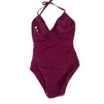 Bleu Rod Beattie Womens Don't Mesh With Me Halter Swimsuit Pomegranate Size 4 Photo 5