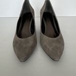 B Makowsky Shoes‎ Gray Suede Leather Nubuck Pumps Heels Neutral Women Size 8 M Photo 5