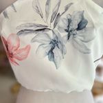 L'ATISTE L’Atiste Ivory Floral Halter Cutout Cropped High Neck  Top 8 Photo 6