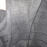 AB Studio  Gray Knit Sweater with Back Sheer Bottom Trim Size‎ XL Photo 2