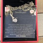 Silver Pendant Necklace To my Grandaughter NEW in Box GIfting Gift Holiday Photo 1