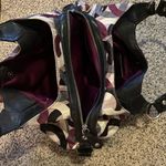 Coach  Burgundy and Gray Patterned Shoulder Bag Photo 2