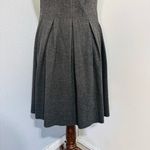 SHADES OF GREY BY MICAH COHEN Women Gray Pleated Midi Round Neck Dress Size 4 Photo 7