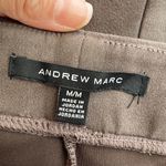 Andrew Marc  Taupe Brown Faux Suede Stretch Pull on Pant Size Medium Photo 9