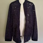 Elevenses Elevenes Anthropologie Lace Zipper Front Jacket Photo 2
