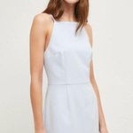 French Connection WHISPER LIGHT blue SQUARE NECK apron DRESS Photo 1